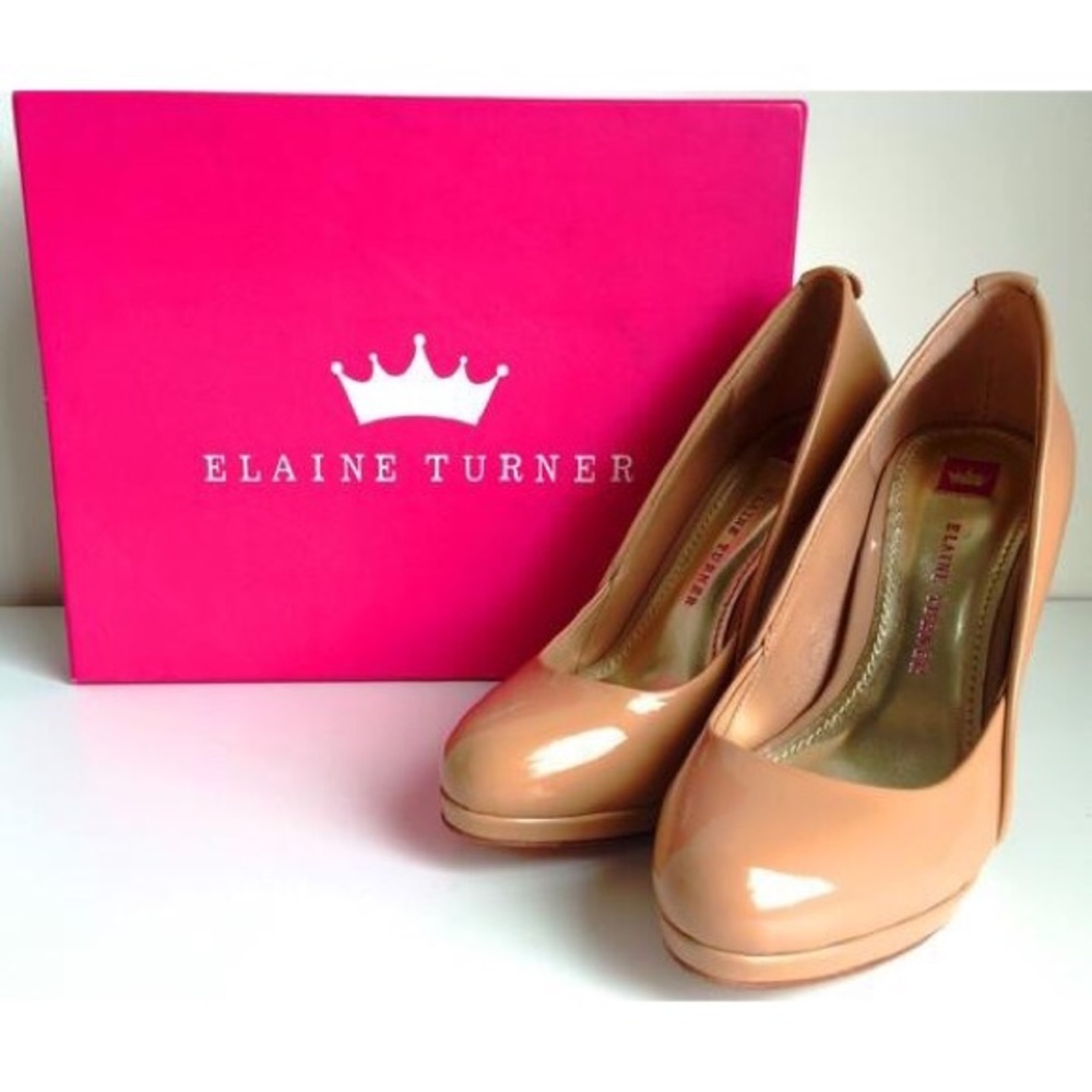 NIB 6 ELAINE TURNER Platform Pumps FAYE Stilettos